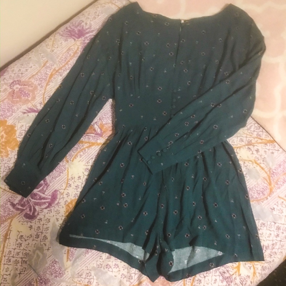 Free People Button Up Romper